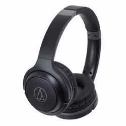 Audio-Technica ATH-S200BTBK, Sans fil, Musique, 5 - 32000 Hz, 190 g, Casque, Noir