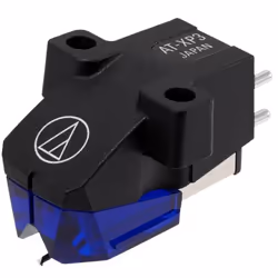 Audio-Technica AT-XP3 Cartouche et stylet DJ Cecllule dj Noir, Bleu