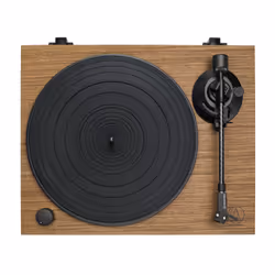 Audio-Technica AT-LPW40WN platine Tourne-disque entraîné par courroie Noir, Bois Manuel