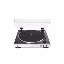 Audio-Technica AT-LP60XBT Tourne-disque entraîné par courroie Blanc Complètement automatique