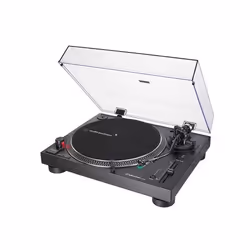 Audio-Technica AT-LP120X, Tourne-disque à entraînement direct, Manuel, Noir, Aluminium, 33 1/3,45,78 tr/min, 33,45,78 tr/min