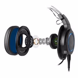 Audio-Technica ATH-G1 Noir, Bleu - Vue supplémentaire 6