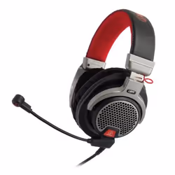 Audio-Technica ATH-PDG1A, Avec fil, Jouer, 20 - 20000 Hz, 225 g, Casque, Noir, Rouge