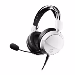 Audio-Technica ATH-GL3 White, Avec fil, 10 - 35000 Hz, Jouer, Casque, Blanc