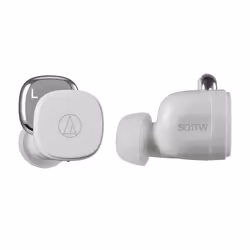 Audio-Technica ATH-SQ1TWWH, True Wireless Stereo (TWS), Appels/Musique, 20 - 20000 Hz, Casque, Blanc