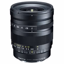 Tokina FiRIN 20mm F/2.0 FE MF, 13/11, Sony E