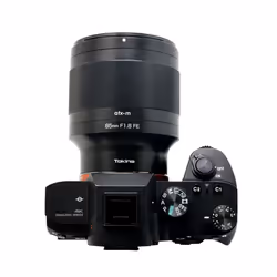 Tokina atx-m 85mm F1.8 FE PLUS SLR Téléobjectif Noir