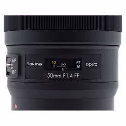 Tokina opera 50mm F1.4 FF SLR Noir