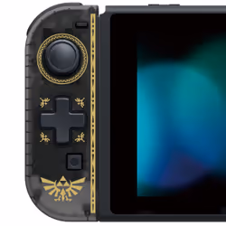 Hori NSW-119E accessoire de jeux vidéo Noir, Or Manette de jeu Analogique/Numérique Nintendo Switch