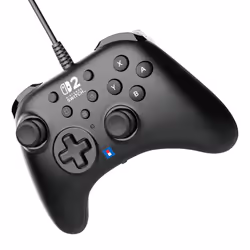 Hori HORIPAD Turbo Noir USB Manette de jeu Analogique/Numérique Nintendo Switch 2 - Vue supplémentaire 2