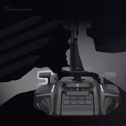 Hori ACE COMBAT 8: WINGS OF THEVE Noir Fightstick Analogique PlayStation 4, PlayStation 5, PC - Vue supplémentaire 2