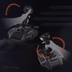 Hori ACE COMBAT 8: WINGS OF THEVE Noir Fightstick Analogique PlayStation 4, PlayStation 5, PC - Vue supplémentaire 4
