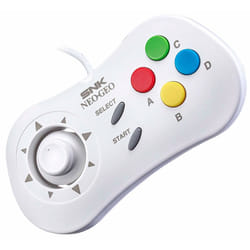 Just for Games Neo-Geo Mini Blanc Manette de jeu