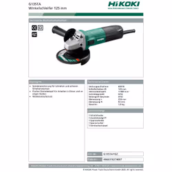 Hikoki G13STA meuleuse d'angle 1,8 kg