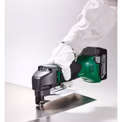Cisaille à tôle mince sans fil HiKOKI CE18DSLW4Z; 18 V (sans batterie et chargeur)