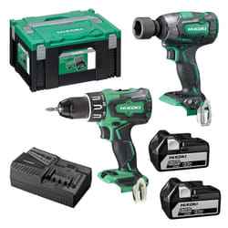 Pack HIKOKI KC18DPL Perceuse visseuse DS18DBSL + Boulonneuse à choc WR18DBDL2 (2 x 5,0 Ah)