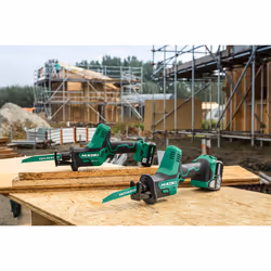 Hikoki CR18DAWPZ Scies alternatives 3200 spm Noir, Vert