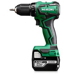 Hikoki DS18DDWPZ visseuse électrique et visseuse à percussion 1700 tr/min Noir, Vert
