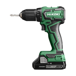Hikoki DS18DDWQ visseuse électrique et visseuse à percussion 1700 tr/min Noir, Vert