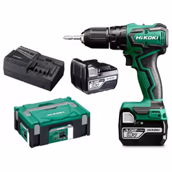 Perceuse Hikoki DV18DDWPZ; 18 V; 2x3,0 Ah accu.