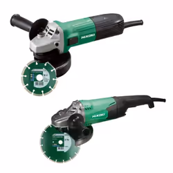 Pack de 2 meuleuses (G13STA 600 W / G23ST 2000 W) avec 2 disques diamants en boîte carton - HIKOKI - KG23SAYBZ