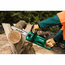 Hikoki CS3630DBW4Z tronçonneuse Noir, Vert - Vue supplémentaire 4