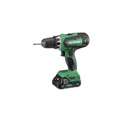 La perceuse sans fil HiKOKI 18 V DS18DF est un assistant éprouvé et robuste pour le vissage rapide et le perçage puissant dan ...