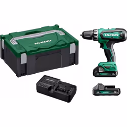 Perceuse-visseuse sans fil Hikoki DS18DFWQZ; 18 V; 2x2,0 Ah accu.