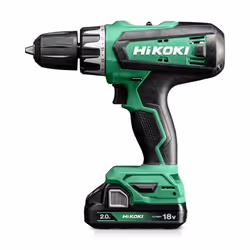 Perceuse-visseuse sans fil Hikoki DV18DFWQZ; 18 V; 2x2,0 Ah accu.