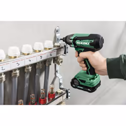Hikoki WH18DFW2Z visseuse électrique et visseuse à percussion 2400 tr/min Noir, Vert