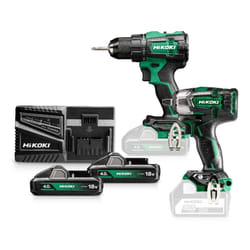 Ensemble d'outils Hikoki KC18DEWFZ (DS18DE + WR18DBDL2); 18 V; 2x4,0 Ah accu.
