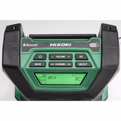 Récepteur de radio Hikoki UR18DA; 18 V (sans batterie et chargeur)