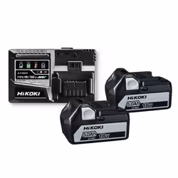 Ensemble d'accessoires Hikoki UC18YSL3WGZ; 18 V; 2x5,0 Ah accu.