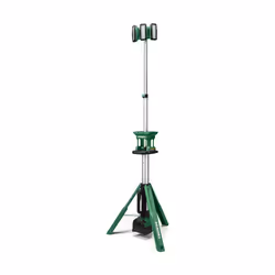Hikoki UB18DGW4Z, LED, 3 ampoule(s), IP55, 8000 mAh, Noir, Vert, Acier inoxydable, Éclairage autonome