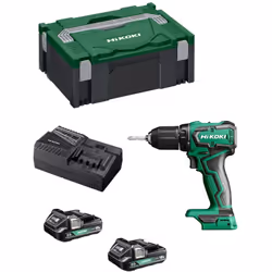 Perceuse-Visseuse HIKOKI DS18DD - Moteur sans charbon, plus compact, plus silencieux et sans entretien - Deux grades de vites ...
