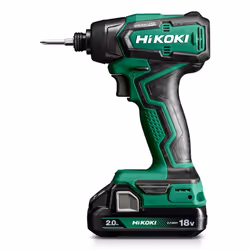 Hikoki WH18DDWRZ, Visseuse à percussion, Poignée de pistolet, 1/4", Noir, Vert, 3200 tr/min, 140 N·m