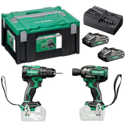 Hikoki - Pack 2 outils sans fil 18V (DS18DE + WR18DBDL2) (2x4,0 Ah) en coffret KC18DEWLZ