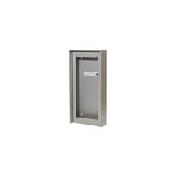 Aiphone - cadre saillie - 3 modules - avec visière gt103hb