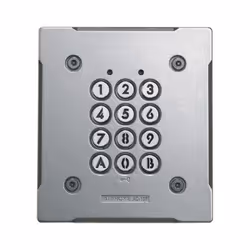Ce clavier est utlisable en intérieur et en extérieur. Alimentation 12 V / 24 V continu ou alternatif 100 codes programmables ...