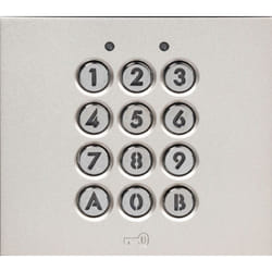 Aiphone - module clavier - 100 codes - 2 relais - avec façade gtac