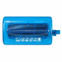 SANWA SUPPLY PSD-12 destructeur de papier Déchiquetage des confettis 12,3 cm Bleu, Transparent