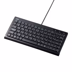 SANWA SUPPLY SKB-SL28BK, Taille réelle (100 %), Avec fil, USB, Clavier à membrane, Noir