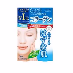 KOSE COSMEPORT CLEAR TURN 4971710308631, Masque hydratant, Femmes, Peau sèche, Hydratant, Feuilles, Alcool, Teinte