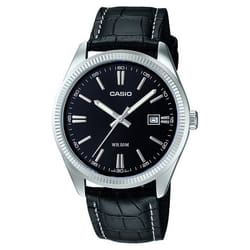 Montre Casio Casio Collection Pour Hommes en Noir - MTP-1302PL-1AVEF