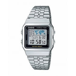 Casio Montre Unisexe VINTAGE Noir Argenté (Ø 34 mm)