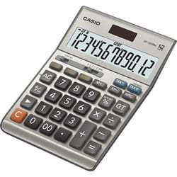 Casio DF-120BM calculatrice Bureau Calculatrice basique Noir, Gris