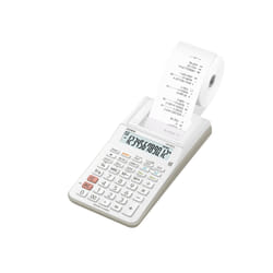 Casio HR-8RCE calculatrice Bureau Calculatrice imprimante Blanc