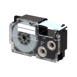 Casio XR-24X1 ruban d'étiquette Noir sur transparent