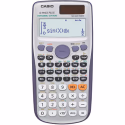 Casio FX-991ES Plus, Bureau, Calculatrice scientifique, 15 chiffres, 10 lignes, Batterie/Solaire, Gris
