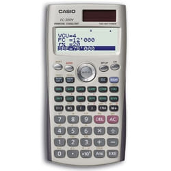 Casio FC-200V calculatrice Poche Calculatrice financière